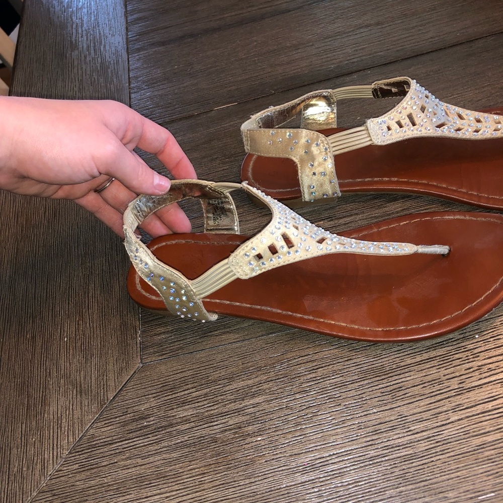 Rhinestone sandals! - Picture 3 of 4
